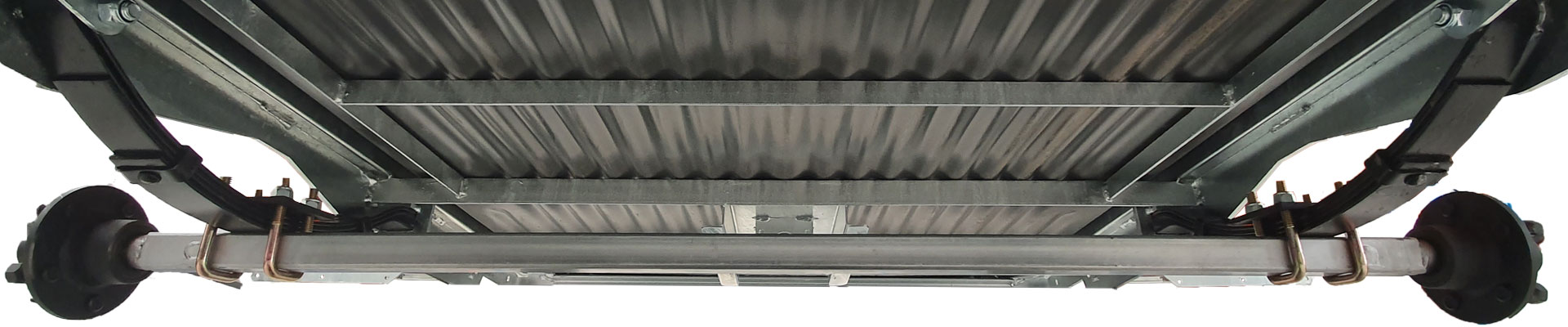 Galvanised steel chassis and POD tubs in production